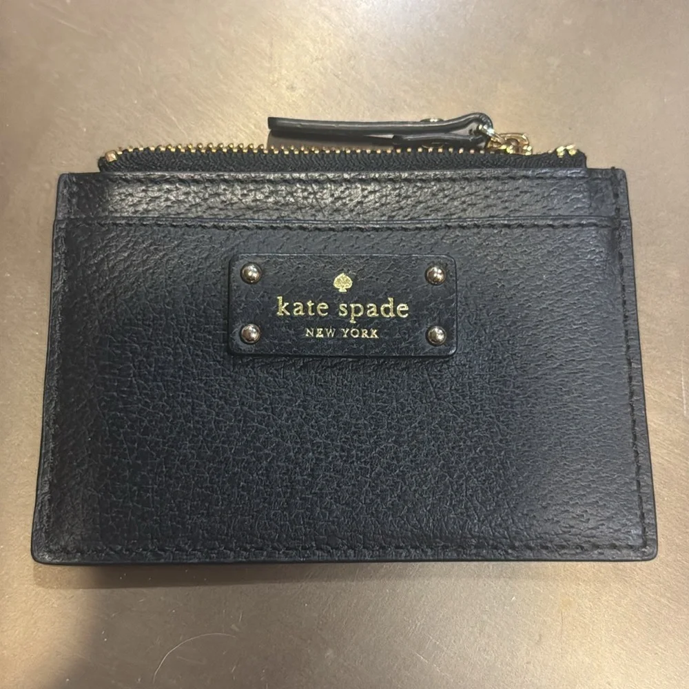Kate Spade New York Adi‎ Grove Street Pebbled Card Wallet Coin Purse
